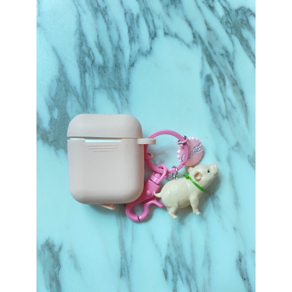 二手 AirPods 小豬保護套 保護殼 粉色