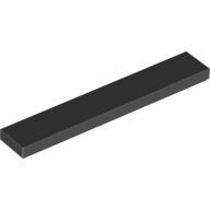 LEGO 樂高 Black Tile 1x6 黑色 平滑板/平板 663626