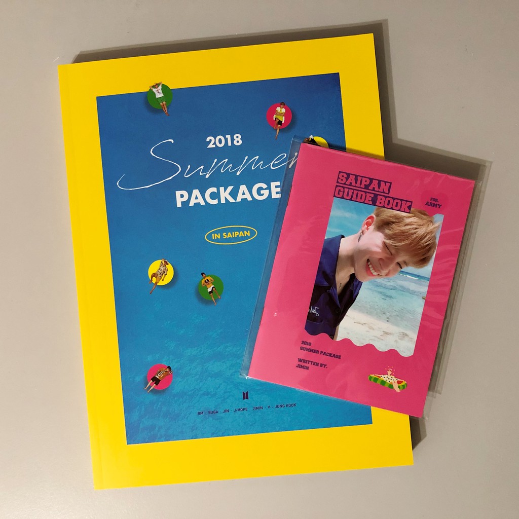 防彈少年團 BTS 夏日寫真 2018 Summer Package 寫真書 JIMIN 智旻導覽冊