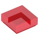 樂高 LEGO 透明 紅色 1x1 平滑 平板 平片 3070 3070b 6254248 Trans-Red Tile