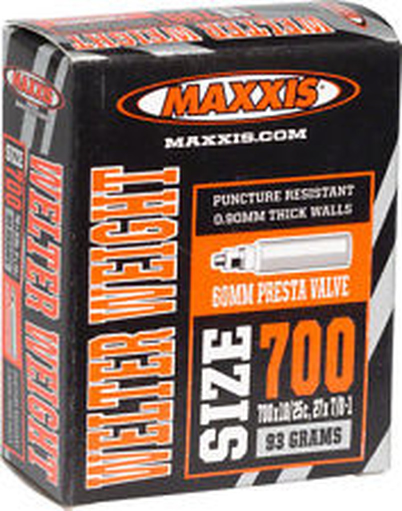 [胖虎單車] Maxxis WELTER WEIGHT 公路車內胎 (700x18-25C 法嘴60mm) 可拆氣嘴芯