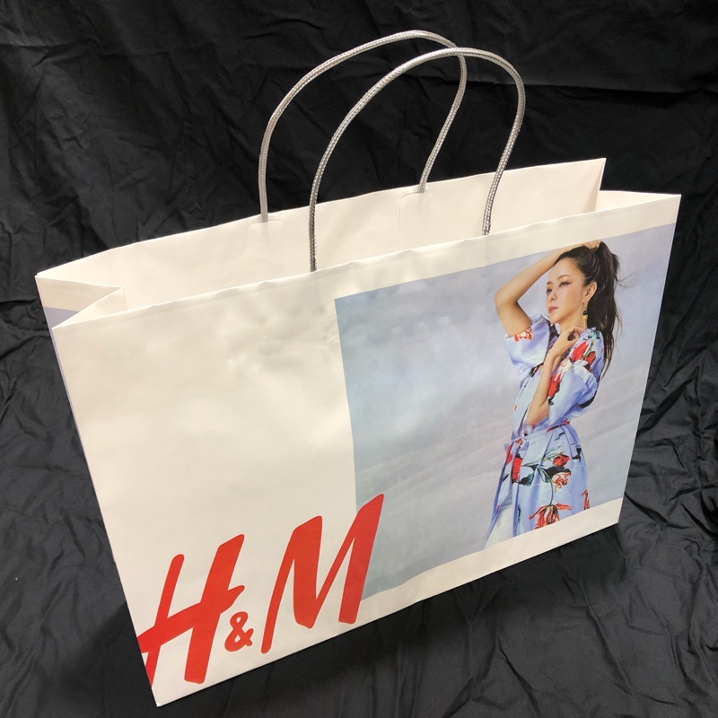 (現貨·日版)安室奈美惠 x H&amp;M 第一波 限量聯名紙袋 Namie Amuro