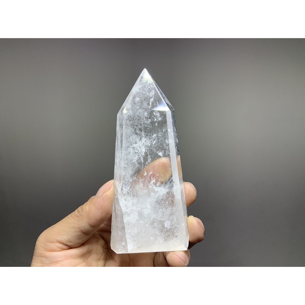 通天寶 嚴選巴西天然 白水晶柱 清透晶王晶柱水晶白水晶紫水晶黃水晶黑骨幹綠幽靈擋樑煞 B62 蝦皮購物