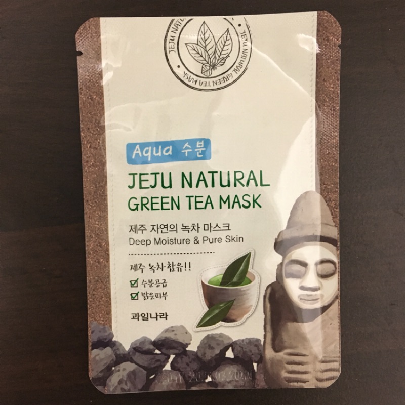 韓國 JEJU NATURAL GREEN TEA MASK綠茶面膜