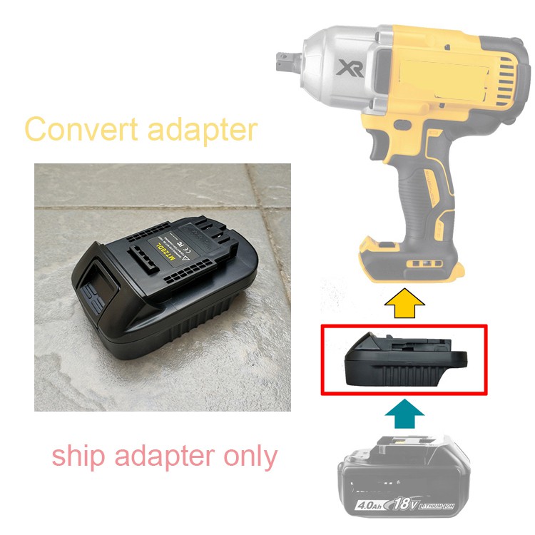 【現貨轉接器 轉接座】Makita牧田電池轉得伟Dewalt 主機 轉接座 轉接器 轉換器