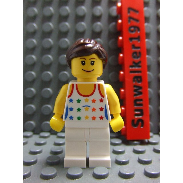 【積木2010】Lego 樂高-全新-城市系列 星星背心馬尾女生人偶