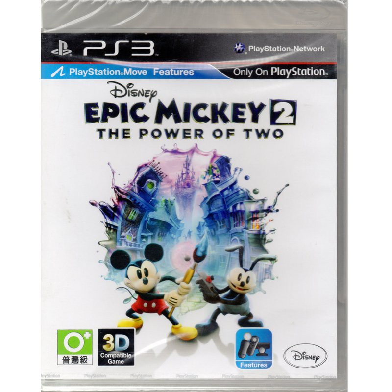 御玩家 Ps3 傳奇米奇2 二人之力英文版 P3104 蝦皮購物
