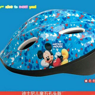 迪士尼授權商品㊣ Disney 迪士尼 公主 米奇 米妮 五孔頭盔 安全帽 直排輪安全護具 直排輪頭盔