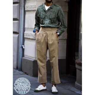 Folklore Classic 復古人字紋HBT多口袋熱帶野戰外套Field Jacket TCU