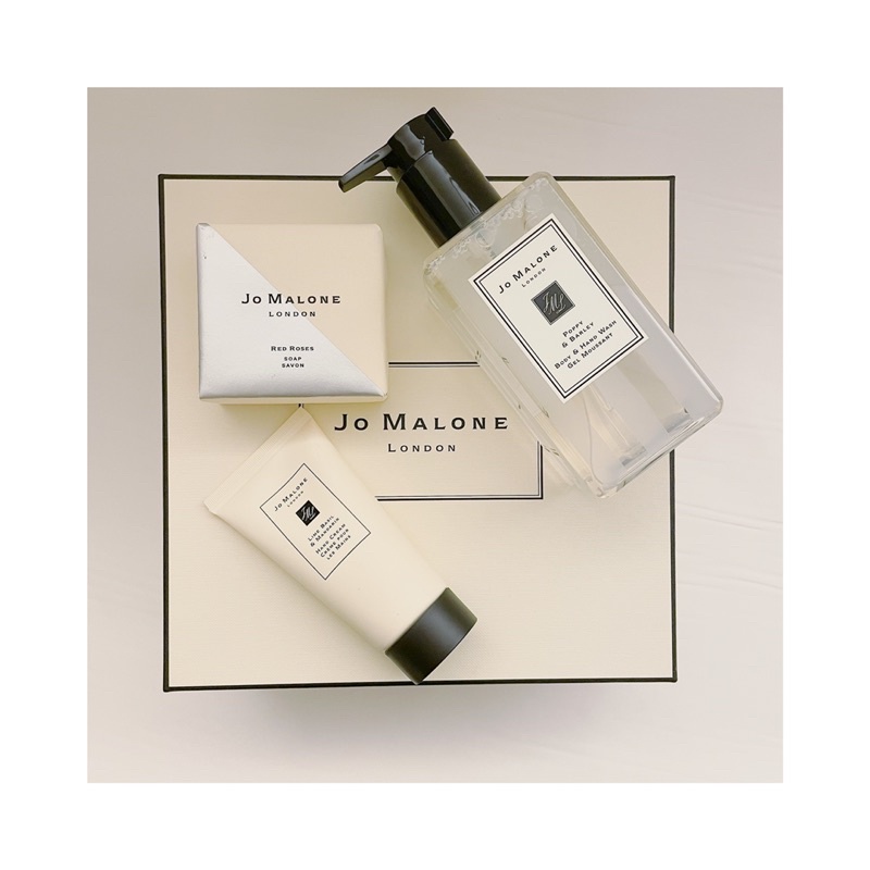 正品現貨/ Jo Malone 身體香氛三件組禮盒/情人節禮物（潔膚露 香皂 護手霜）