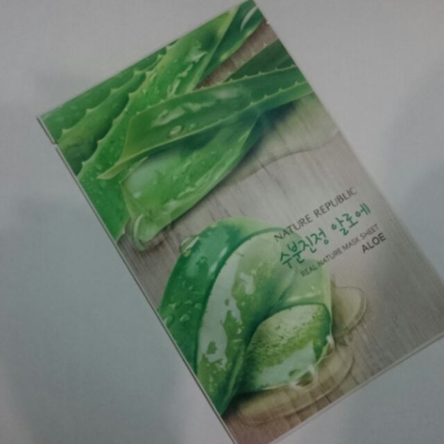 韓國nature republic 蘆薈面膜