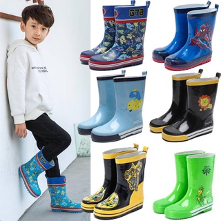 兒童雨鞋男童加絨保暖防滑寶寶雨靴幼兒水靴中大童小學生水鞋膠鞋 兒童雨鞋 小學生雨鞋 雨鞋 雨靴 防水鞋 寶寶雨鞋