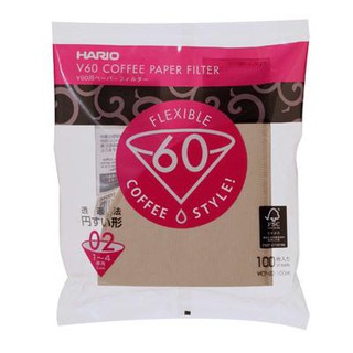 『小仙女咖啡』現貨 HARIO V60 02濾紙 03濾紙 100入(袋裝)1-4&1-6人份 100%純天然原木槳