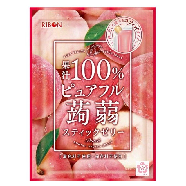 日本RIBON立夢果汁100%蒟蒻果凍條