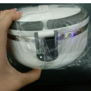 全新 時尚白 可提式不鏽鋼隔熱餐盒_容量:0.7L 中華開發金控 股東會紀念品
