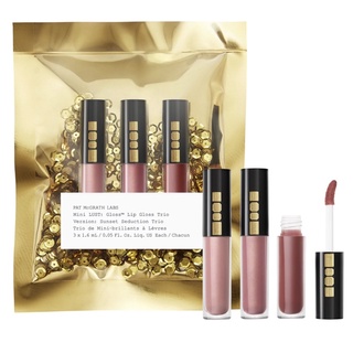 現貨！Pat McGrath Labs mini lust lip gloss trio Sunset 唇膏 唇釉 唇蜜