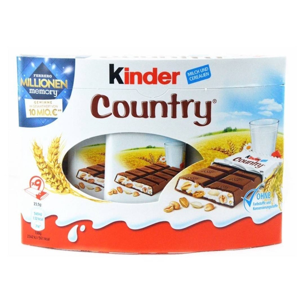 現貨供應中 🔥健達穀物康脆麥巧克力 Kinder Country 盒裝&amp;袋裝 (全館滿99元【不含運費】才出貨⚠️)