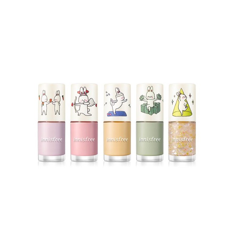 現貨限量 Innisfree X Benny兔 聯名款夏日馬卡龍色指甲油 205 206 蝦皮購物