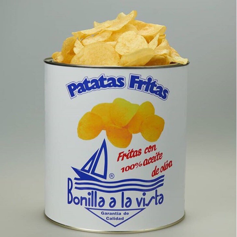 🔥現貨。8小時內出貨🔥韓國瘋搶 西班牙Bonilla a la Vista油漆桶洋芋片/薯片 號稱最健康的薯片275g