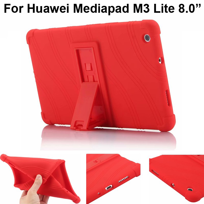 華為 Mediapad M3 Lite 8 8.0 軟矽膠保護套 CPN-W09 CPN-AL00 保護套可愛保護套保護