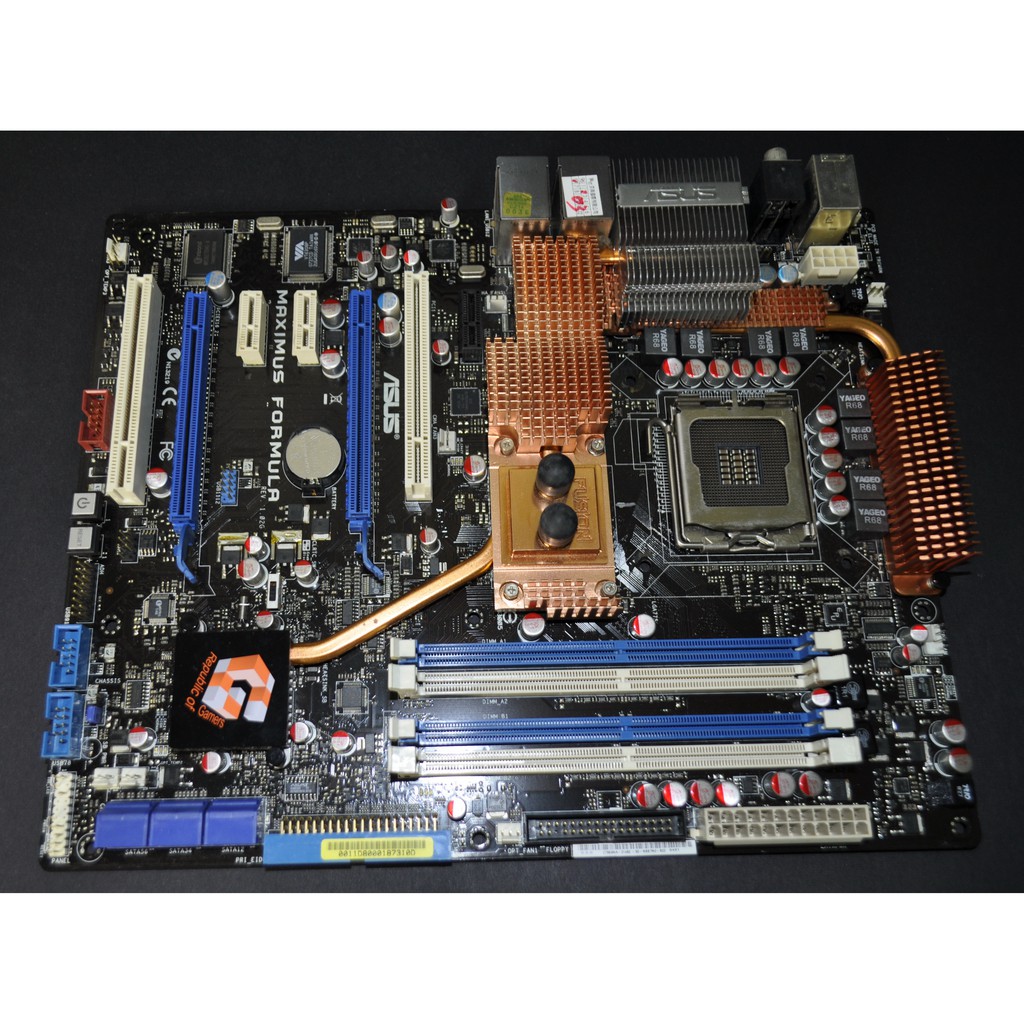 華碩 ROG 玩家共和國 限量版 Maximus Formula 高階主機板 (775 X38 DDR2 1394)