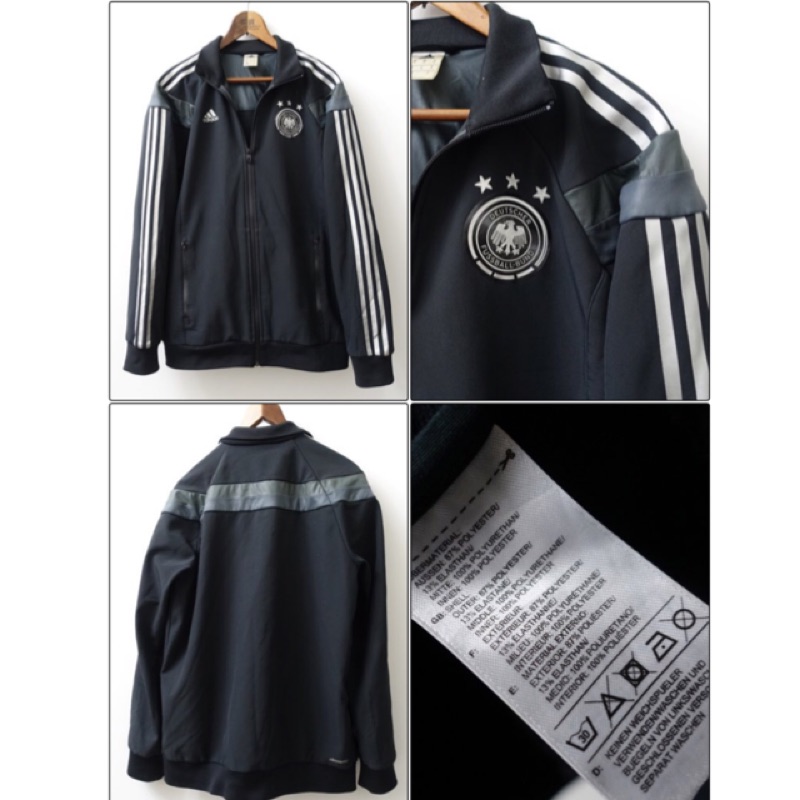 Adidas 德國隊德意志德國2014足球世界盃冠軍球員版軟殼外套| 蝦皮購物