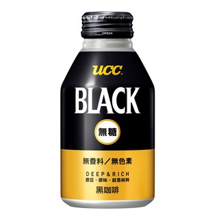 UCC BLACK無糖黑咖啡(275g×24入/箱)有效期限2024.12.05
