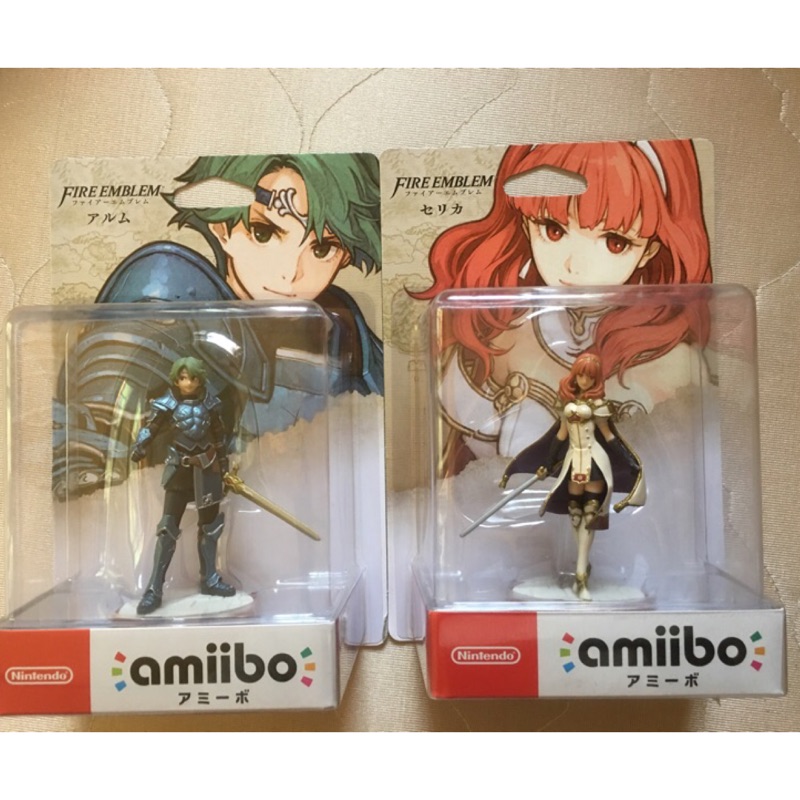 （現貨）聖火降魔錄amiibo 另一名英雄王 男女主角 亞爾姆&amp;賽莉卡