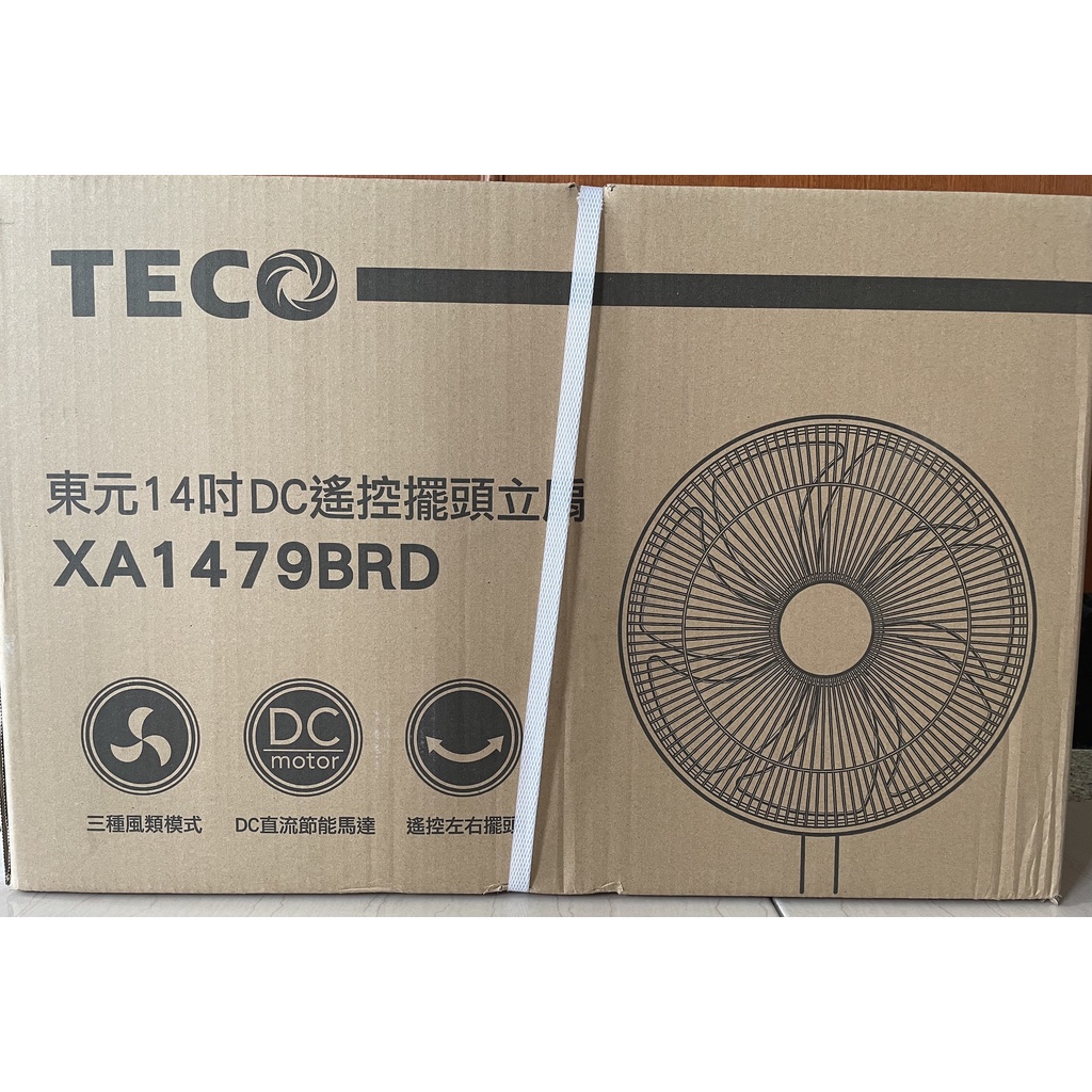 【TECO 東元】14吋DC遙控擺頭立扇 (XA1479BRD) / 電扇 / 風扇