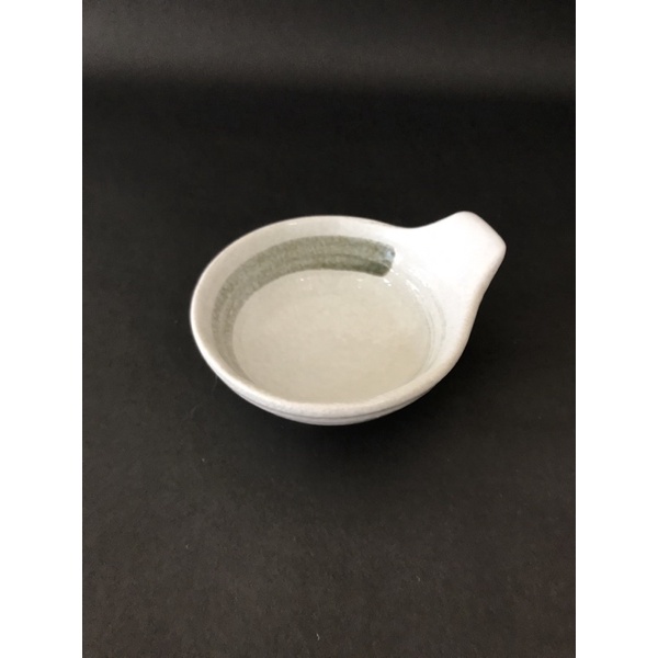 東昇瓷器餐具=日式白刷毛吞水 柄碗