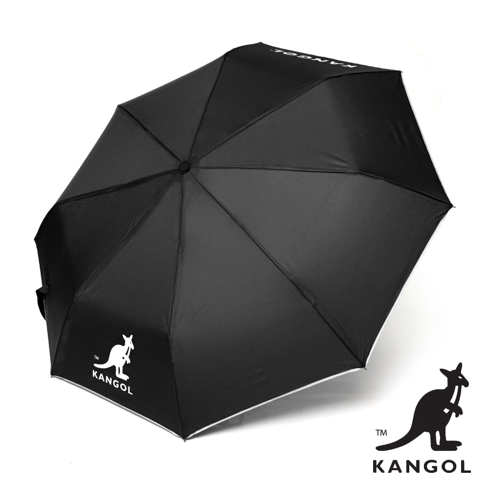 KANGOL袋鼠-防曬抗UV輕量摺疊傘 雨傘 遮陽 八骨 AAStore