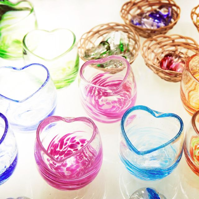 沖繩名物🌺夜光琉璃杯