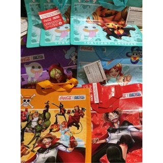 [現貨]日本 限定 海賊王 航海王 ONEPIECE可口可樂聯名 萬聖節環保購物袋 魯夫/索隆/香吉士/娜美/喬巴/全體