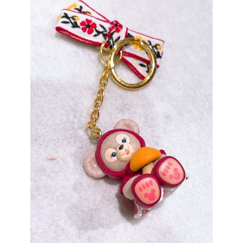 日本進口 海洋迪士尼 Duffy &amp; ShellieMay 達菲 &amp; 雪莉玫 2019 秋季小紅帽系列 鑰匙圈吊飾