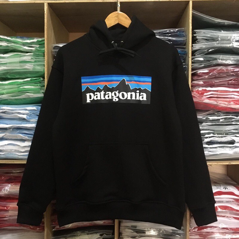 連帽衫 Patagonia P6 Logo Uprisal 黑色