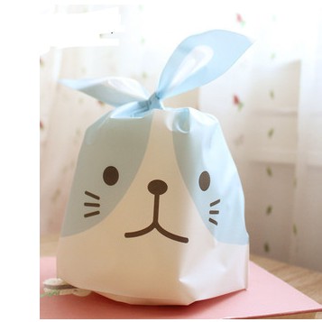 (現貨)大藍色兔 立體兔耳 包裝袋 兔耳袋 糖果袋 餅乾袋 兒童節 禮物袋 點心袋 喜糖袋 烘焙