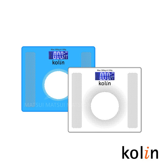 Kolin 歌林 超薄電子體重計(藍/白 隨機不挑色) KWN-DLW801