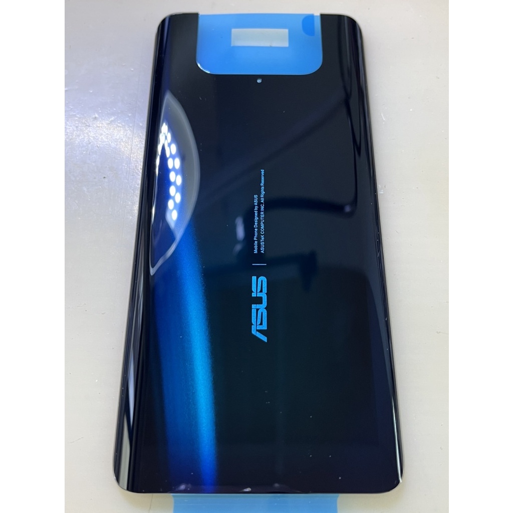 華碩Zenfone7背蓋 ZS670KS 100%全新原廠背蓋 電池後蓋 含完整背膠 泡棉 宇曜黑 zf7PRO