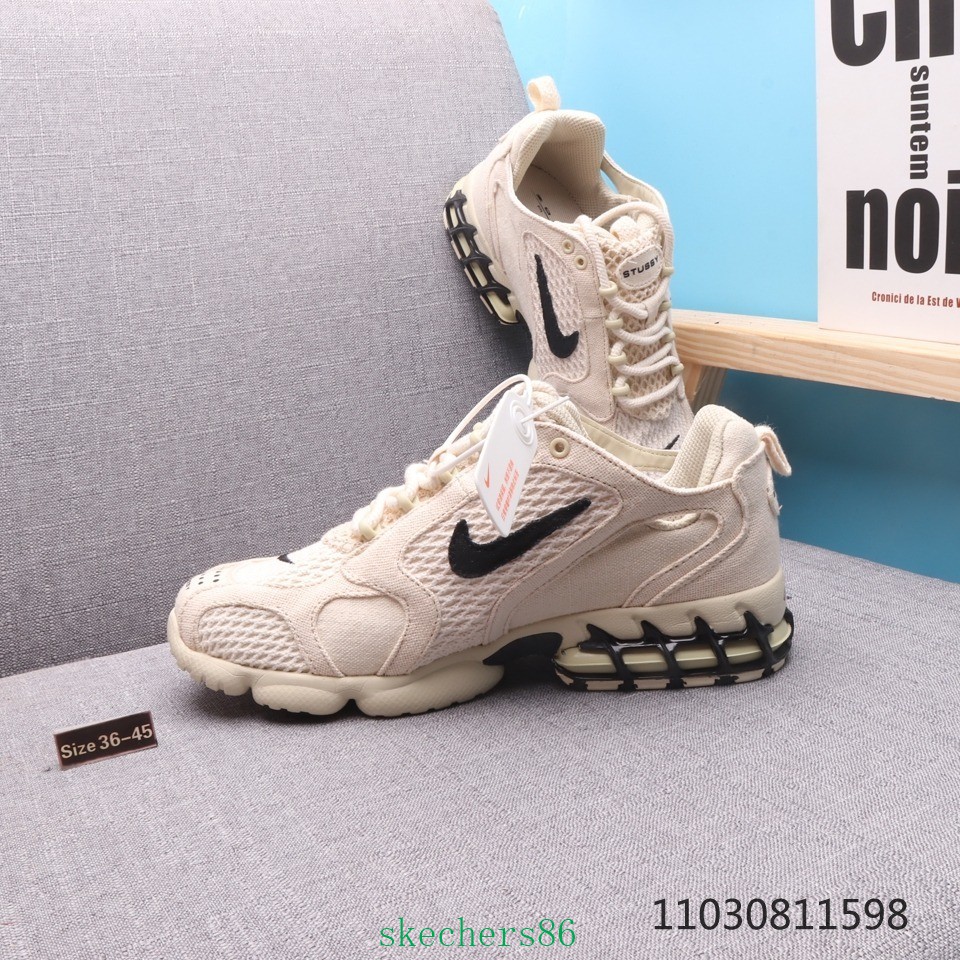 nike air zoom spiridon caged 2 stussy fossil