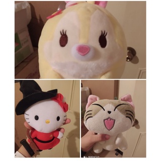 娃娃 迪士尼兔子 貓 Hello Kitty 夾娃娃機夾到的