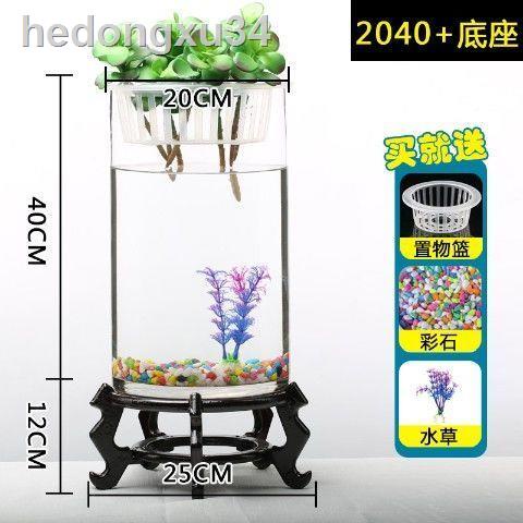特價特大號透明直筒缸水族缸金魚生態創意玻璃魚缸金魚水培缸花瓶 蝦皮購物