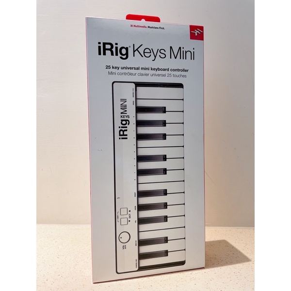 二手全新【IK Multimedia 】iRig keys mini 25鍵midi鍵盤