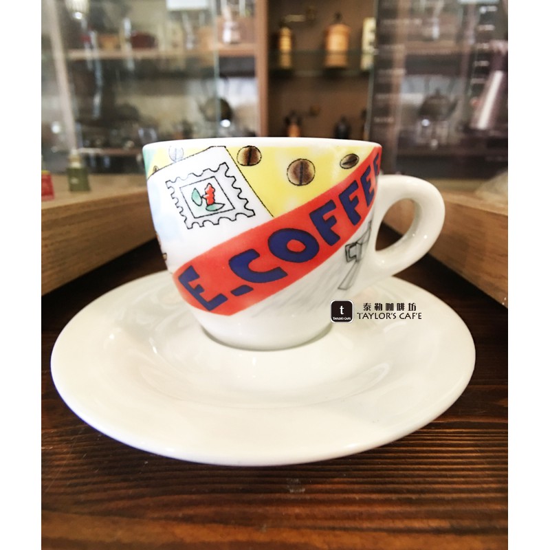 【TDTC 咖啡館】義大利 ORKER CAFE ESPRESSO 濃縮咖啡杯盤組 60ml - (款式：B 摩卡壺)