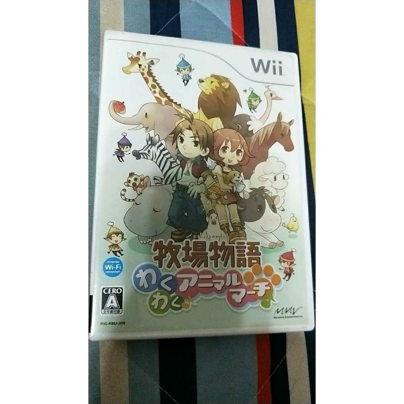 Wii Wii 牧場物語歡樂動物進行曲 日文版 蝦皮購物