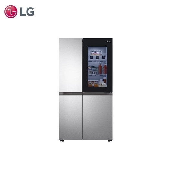 LG InstaView 敲敲看門中門冰箱 GR-QL62ST 653L 原廠保固LG InstaView 敲敲看門中