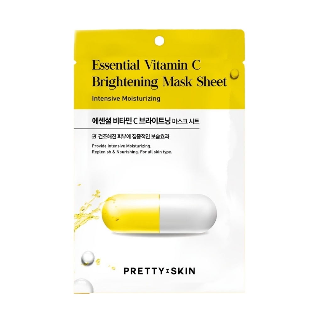 【PRETTY SKIN】維生命C亮白面膜(10片入)