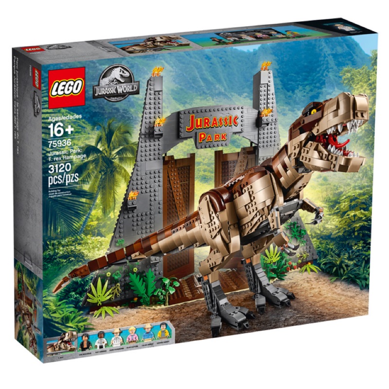 週末夜下殺  LEGO 75936 二手  T-Rex 暴龍 侏羅紀公園 UCS系列