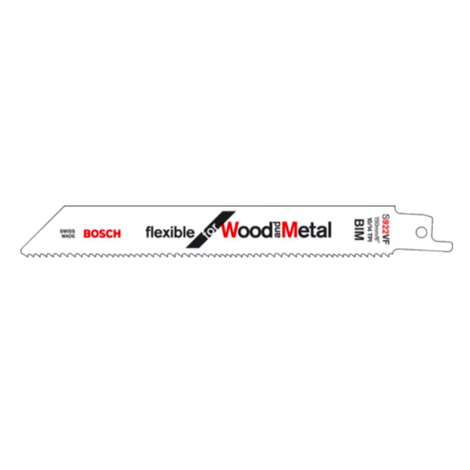 軍刀鋸片｜(支)Bosch 博世 金屬 木材 軍刀鋸片 S922VF 適用於 含釘子 金屬木材 &lt;100 mm (含稅)