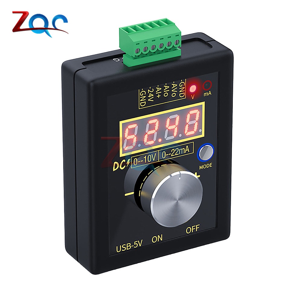 便攜式高精度 0-10V / 0-4-20mA 模擬電壓電流信號發生器調試源校準器測試儀