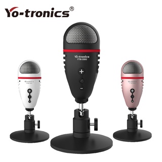 【Yo-tronics】YTM-308U USB麥克風 霧黑色 初階入門 隨插即用 輕巧不佔空間 高解析音質